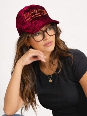 HARRY POTTER Crushed Velvet Wine Cap, Solemnly Swear That I Am Up To No Good, OS